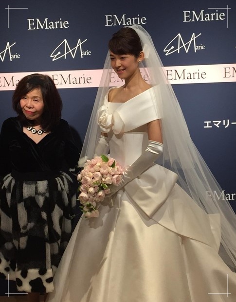 一般人会社員の旦那（夫）と結婚した藤澤恵麻の結婚式での写真