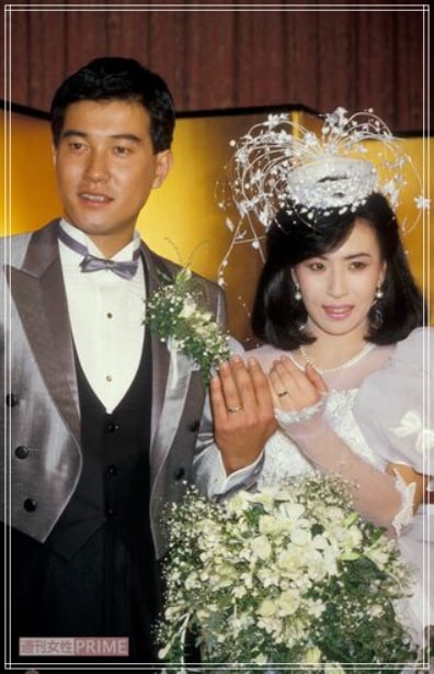 原辰徳と妻・松本明子の結婚式の写真