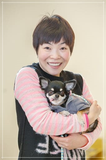 山田花子、犬