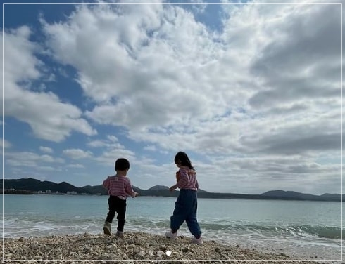 上沢直之さん娘と息子