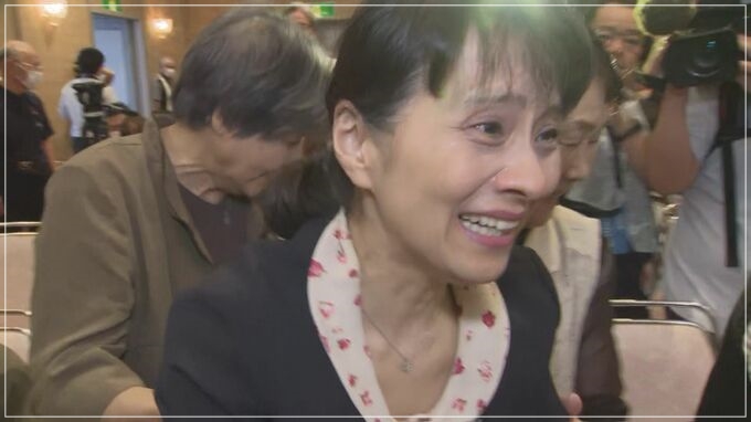 石破茂さん愛妻・佳子さん。総裁選1位に涙