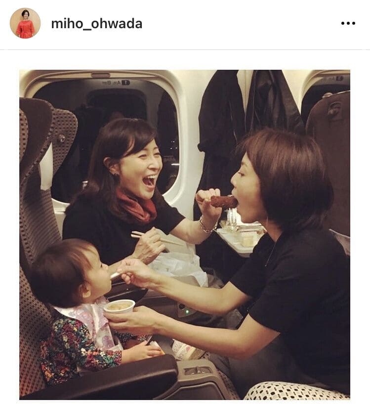 大和田美帆さん母と娘とワガコ