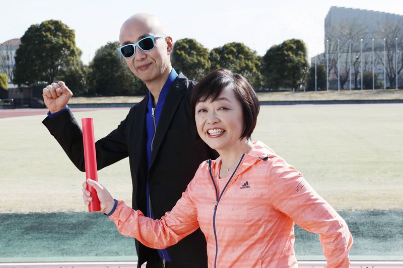 増田明美さんとサンプラザ中野くん