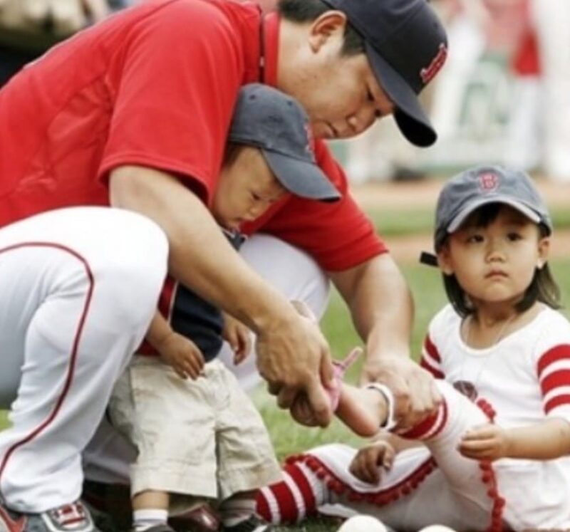 松坂大輔と子ども達