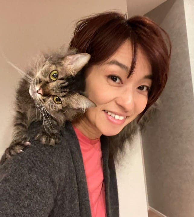 住吉美紀と愛猫